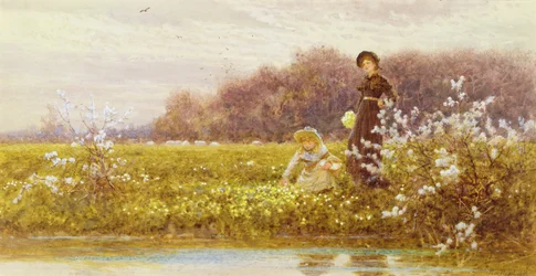 Primeln pflücken, 1896